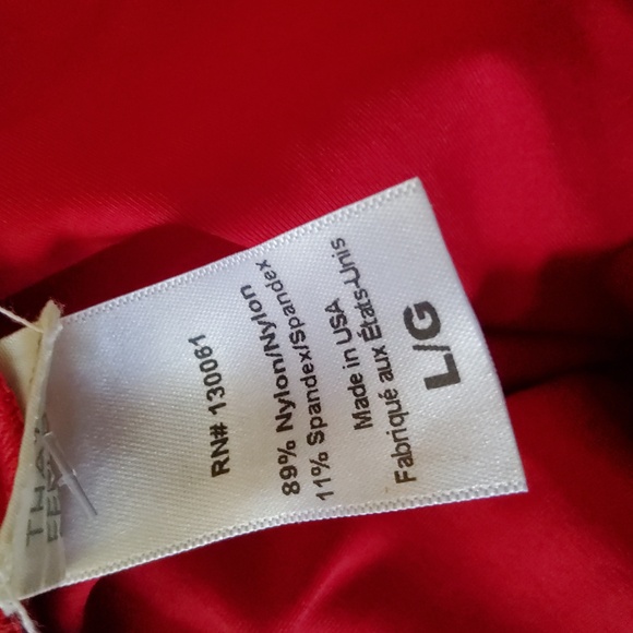 L*Space Frenchi Bikini Swimsuit Bottoms Lipstick Red Size L New - Picture 9 of 12